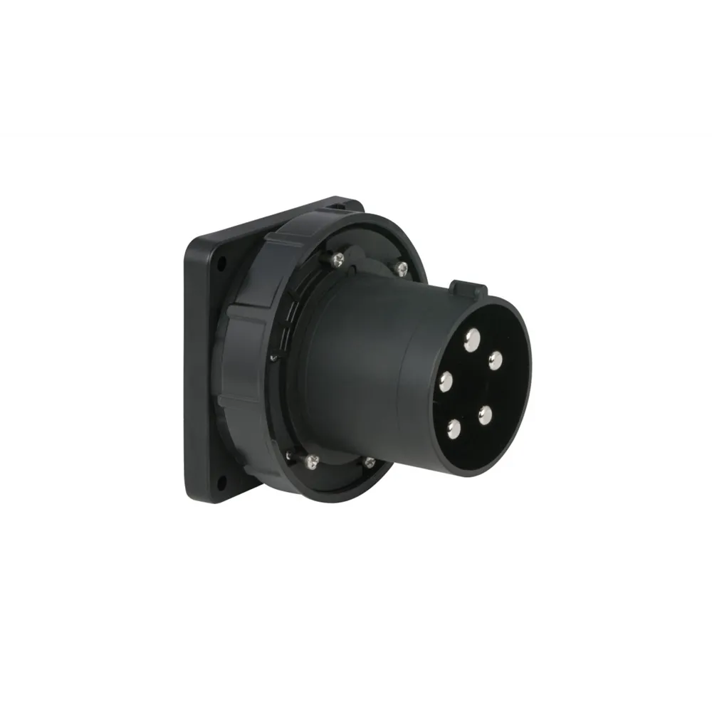 PCE CEE 125A 400V 5p Socket Male Black IP67