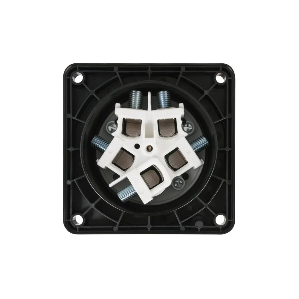 PCE CEE 125A 400V 5p Socket Male Black IP67