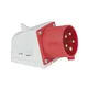 PCE CEE 32A 400V 5p Wallmount Male Red IP44