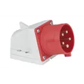PCE CEE 32A 400V 5p Wallmount Male Red IP44