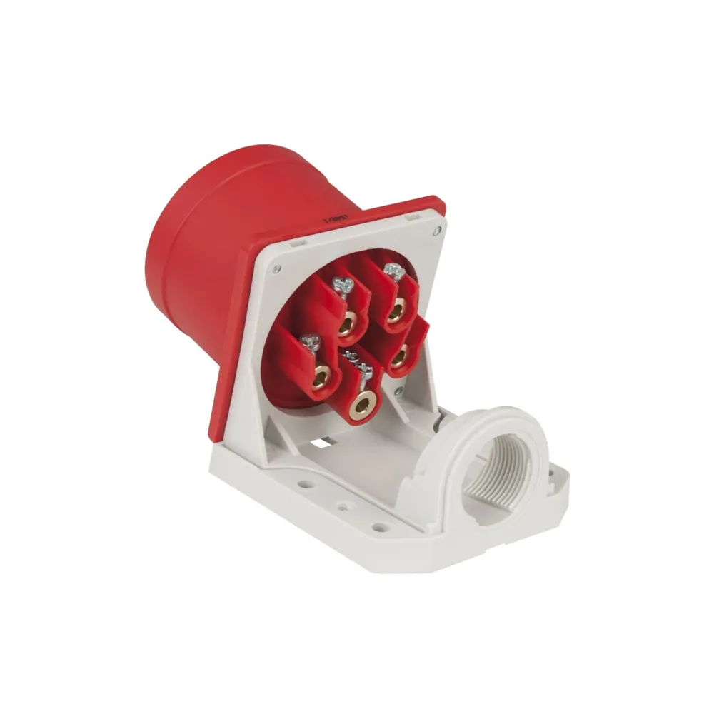 PCE CEE 32A 400V 5p Wallmount Male Red IP44