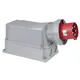 PCE CEE 125A 400V 5p Wallmount Male Red IP67