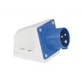 PCE CEE 16A 240V 3p Wallmount Male Blue IP44