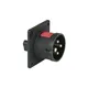 PCE CEE 16A 400V 4p Socket Male Black IP44