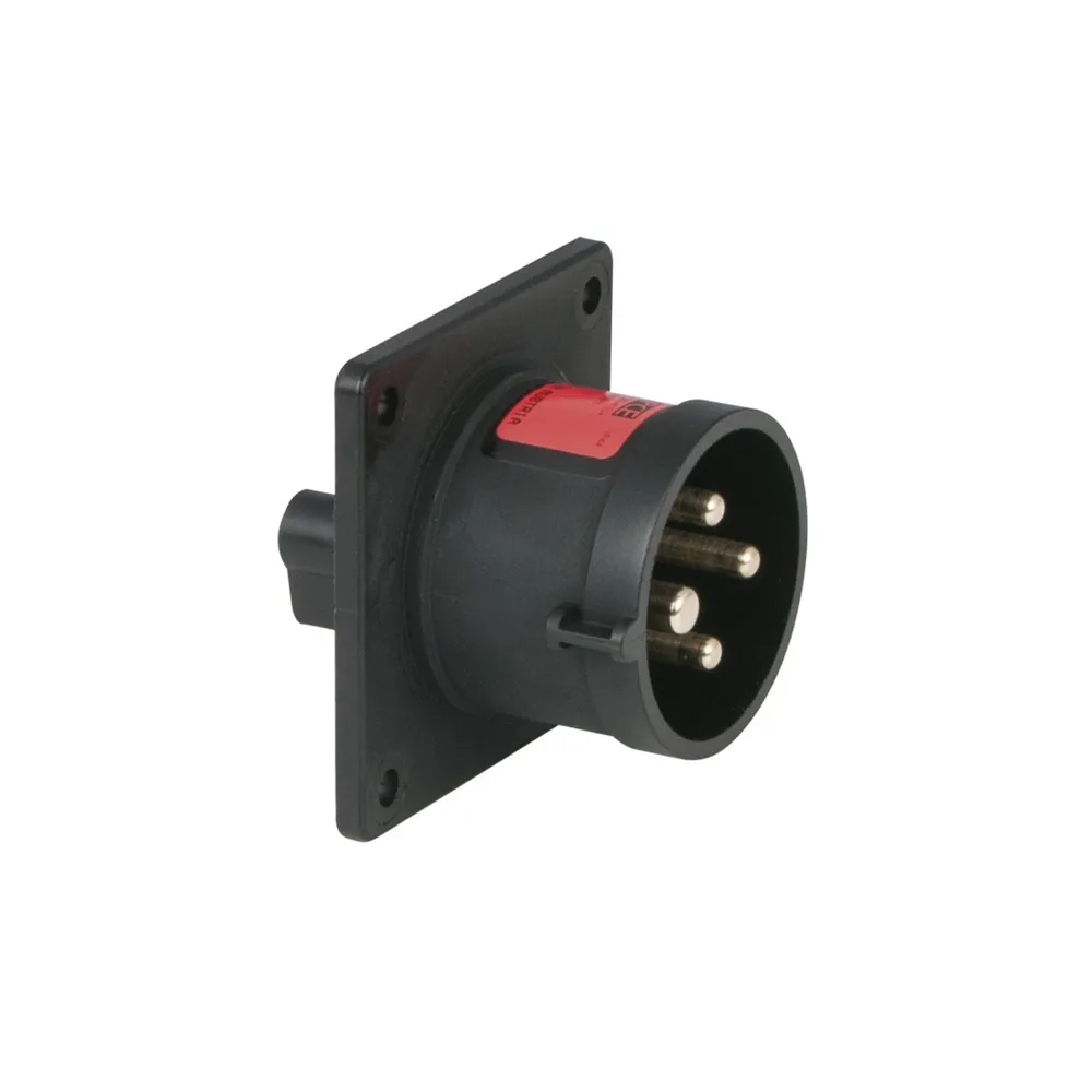 PCE CEE 16A 400V 4p Socket Male Black IP44