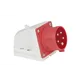 PCE CEE 16A 400V 5p Wallmount Male Red IP44