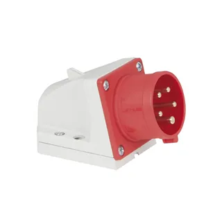 PCE CEE 16A 400V 5p Wallmount Male Red IP44