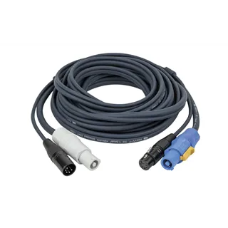 DAP FP18 Hybrid Cable DMX / Power - powerCON & 5-pin XLR 0.75m