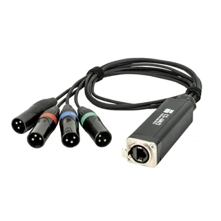 SHOWGEAR CS-4M/3 4-CH DMX shuttle snake via network