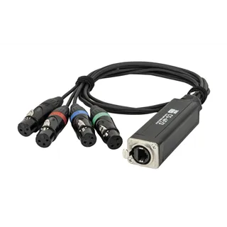 SHOWGEAR CS-4F/3 4-CH DMX shuttle snake via network