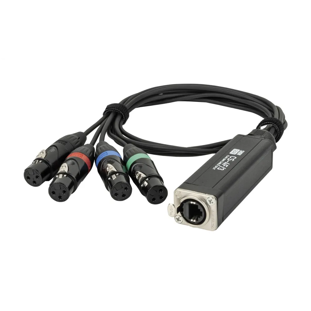 SHOWGEAR CS-4F/3 4-CH DMX shuttle snake via network