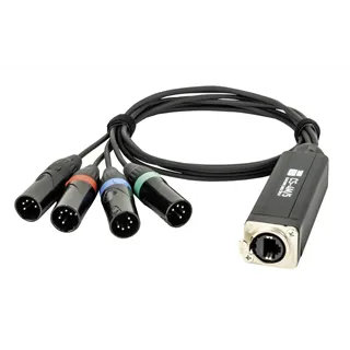 SHOWGEAR CS-4M/5 4-CH DMX shuttle snake via network