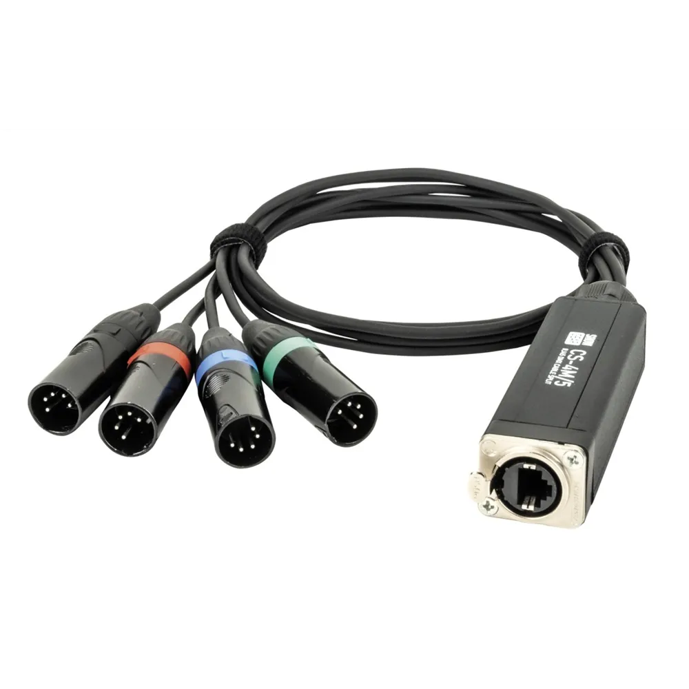 SHOWGEAR CS-4M/5 4-CH DMX shuttle snake via network