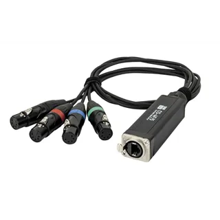SHOWGEAR CS-4F/5 4-CH DMX shuttle snake via network