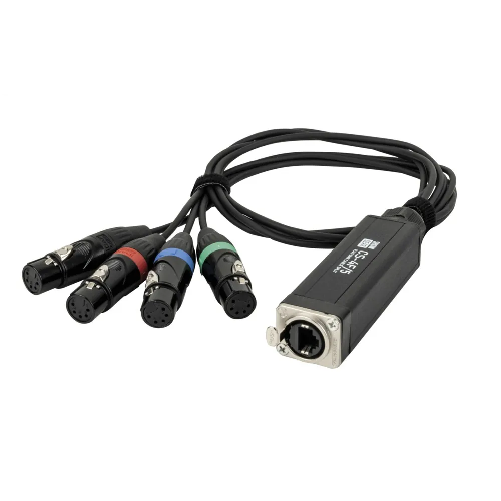 SHOWGEAR CS-4F/5 4-CH DMX shuttle snake via network