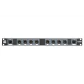 Showgear DS-24M/3 DMX Rack Splitter 8x 3-pin Male XLR to 2x Female RJ45 Converter