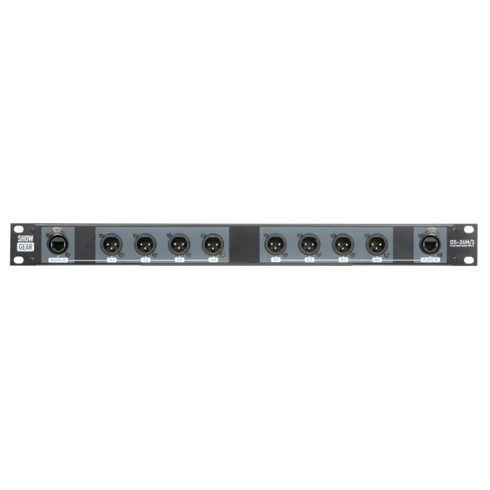 SHOWGEAR DS-24M/3 DMX Rack Split
