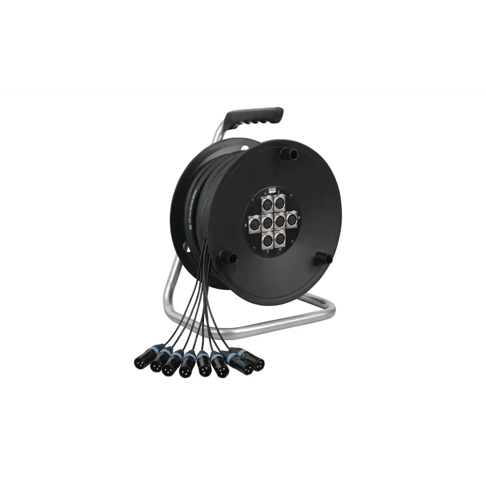 DAP Python 8 Stagewheel 8x XLR, 16m. cable, 4,78 kg