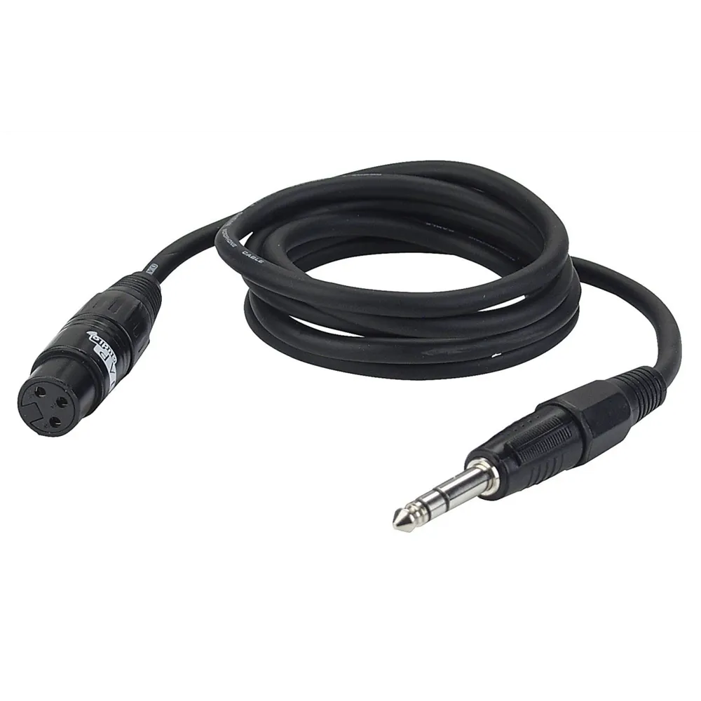 DAP FL03 - bal. XLR/F 3 p. to Jack stereo 3 m