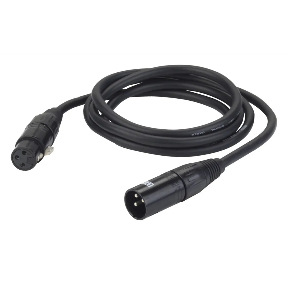 DAP FL09 - DMX/AES-EBU XLR/M 3 p. to XLR/F 3 p. 10 m