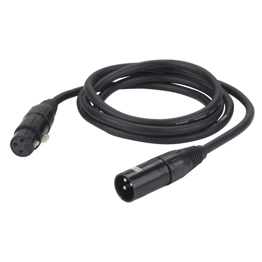 DMX/AES-EBU XLR 3-M zuXLR W 3-Pol 15 m,