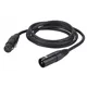 DAP FL09 - DMX/AES-EBU XLR/M 3-Pol to XLR/W 3-Pol. 6 m, schwarz