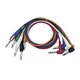 DAP FL14 - 6 coloured unbal. patch straight to 90° 60 cm Black