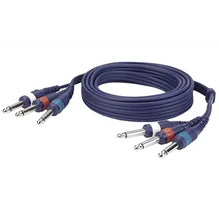 DAP FL21 - 3 mono Jack to 3 mono Jack 1,5 m