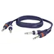DAP FL22 - Klinke  2x M mono L/R - Klinke  2x M mono L/R, 6 m