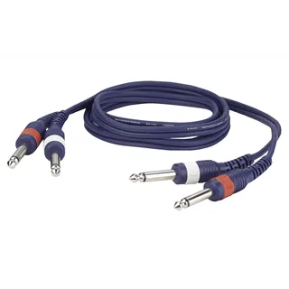 DAP FL22 - Klinke  2x M mono L/R - Klinke  2x M mono L/R, 6 m