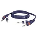 DAP FL22 - Klinke  2x M mono L/R - Klinke  2x M mono L/R, 6 m