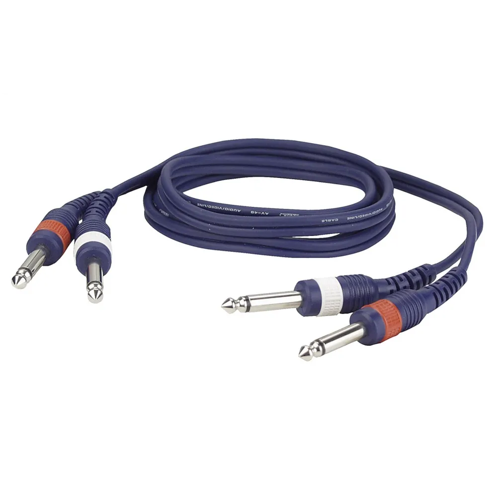 DAP FL22 - Klinke  2x M mono L/R - Klinke  2x M mono L/R, 6 m