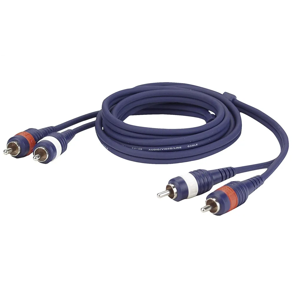 DAP FL24 - 2 RCA Male L/R  to 2 RCA Male L/R 6 m