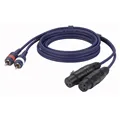 DAP FL25 - 2x Cinch M zu  2x XLR F 3 p. 1,5 m
