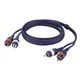 DAP FL27 - Cinch 2 x M L/R zu Cinch 2 x W L/R  Kabel, 6m