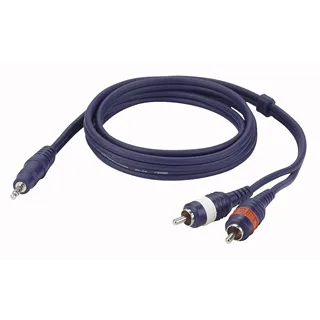 DAP FL30 - Stereo Klinke M 3.5mm auf 2x Cinch M L/R 6 m