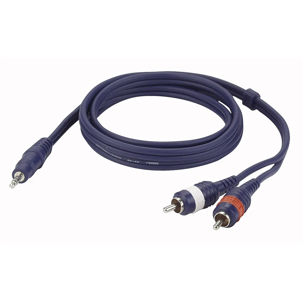DAP FL30 - Stereo Klinke M 3.5mm auf 2x Cinch M L/R 6 m