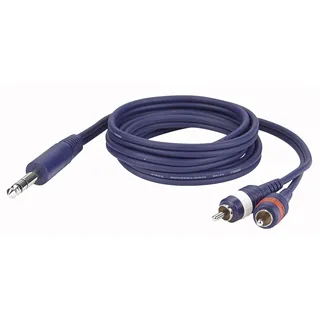 DAP FL35 - Stereo Klinke M zu 2x Mono Cinch M, 6 m