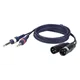 DAP FL44 - 2 unbal. Jack mono L/R to 2 XLR/M 3 p. 3 m