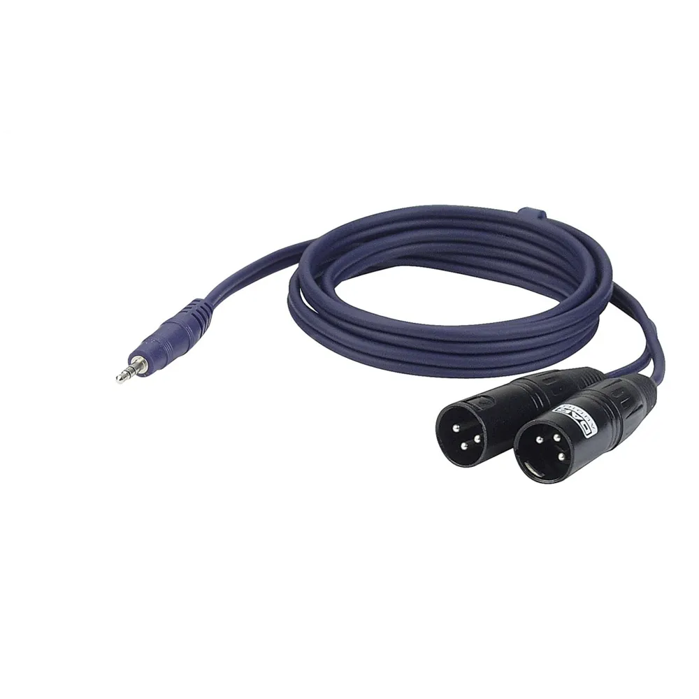 DAP FL46 - stereo mini Jack to 2 XLR/M 3 p. 6 m