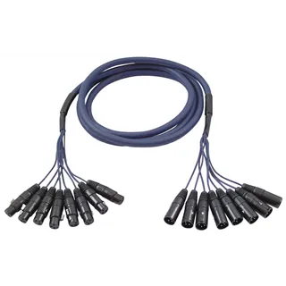 DAP FL60 - 8 XLR/M 3 p. to 8 XLR/F 3 p. 3 m