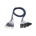DAP FL62 - 8 XLR/M 3 p. to 8 Jack mono 6 m