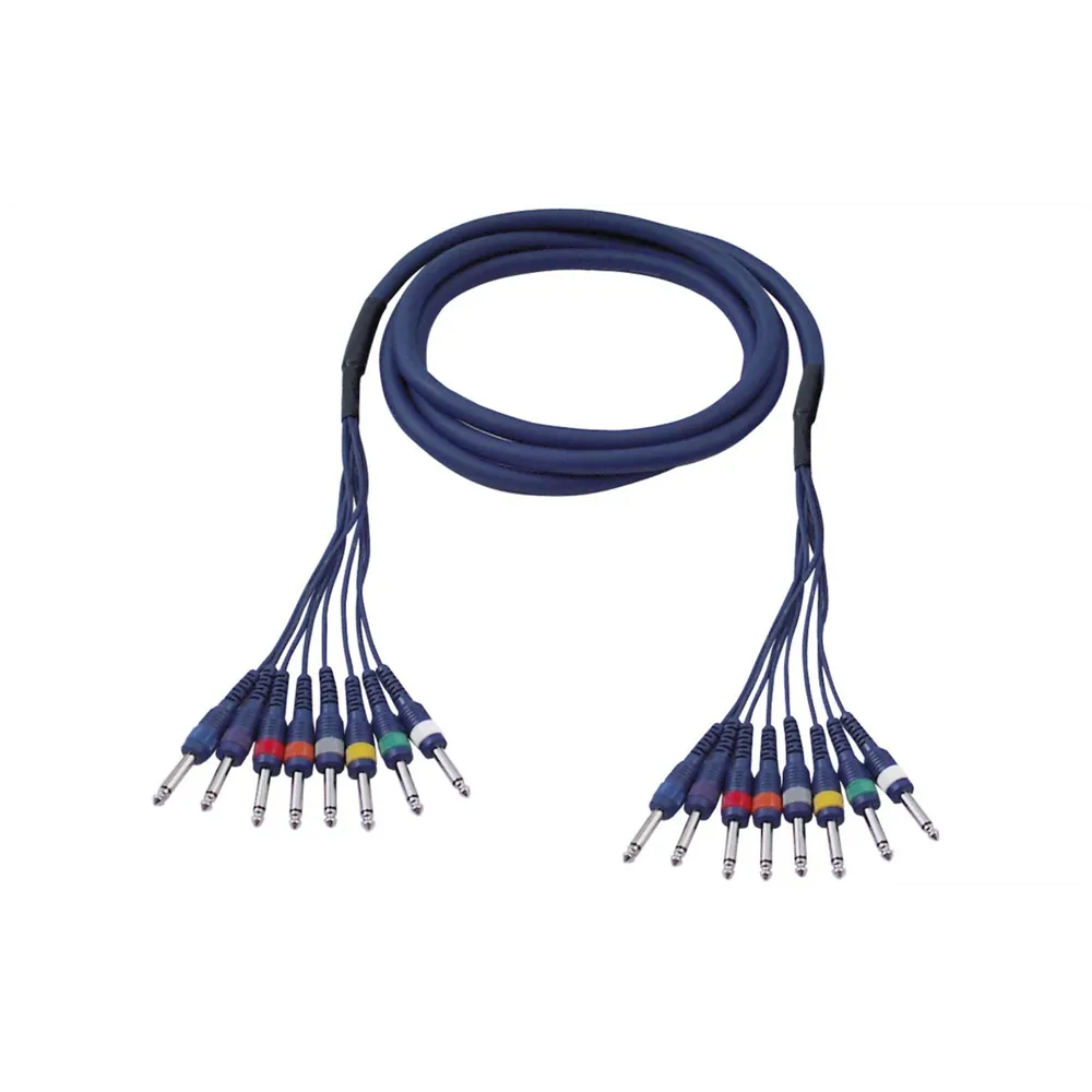 DAP FL63 - 8 Jack mono to 8 Jack mono 3 m