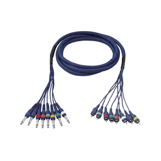 DAP FL64 - 8 Jack mono to 8 RCA/M 3 m