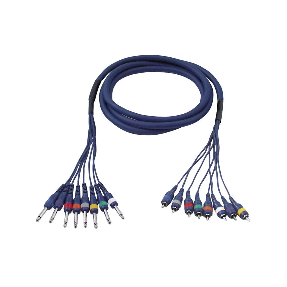 DAP FL64 - 8 Jack mono to 8 RCA/M 3 m
