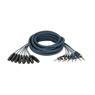 DAP FL67 -  8 XLR/F 3 p. to 8 Jack stereo 3 m