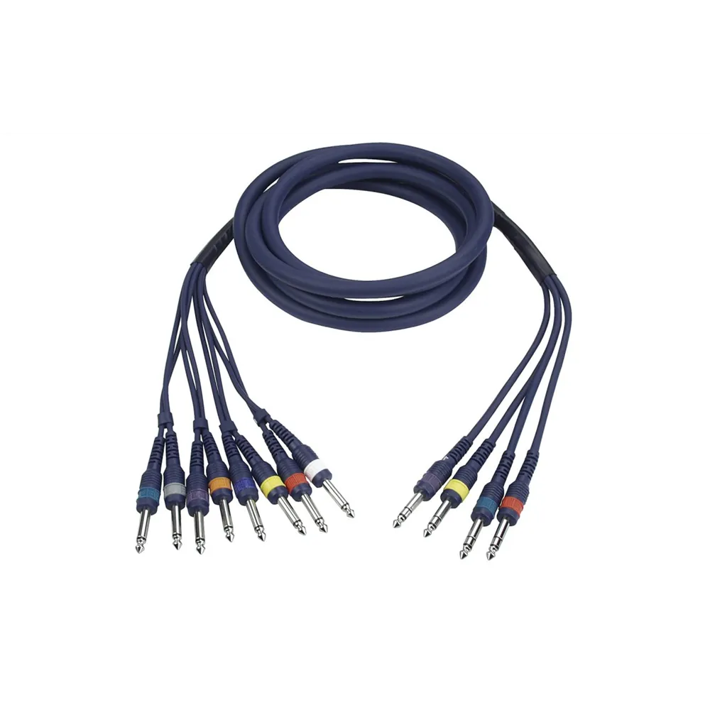 DAP FL69 - 8 Jack mono to 4 Jack stereo 3 m