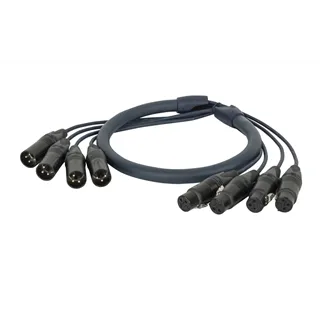 DAP DMX Snake 4-way 3-pin XLR 10m