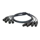 DAP DMX Snake 4-way 3-pin XLR 15m