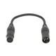 DAP 3-pin male to 5-pin female DMX adapter